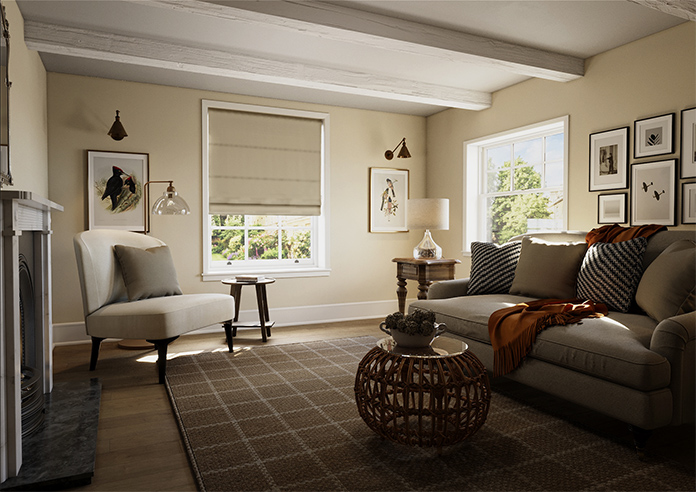 Astoria, Rich Cream - Roman Blind - Image 6